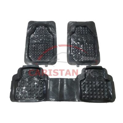 Universal Black Silicone Floor Mats 3 Piece