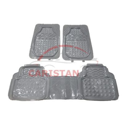 Universal Grey Silicone Floor Mats 3 Piece