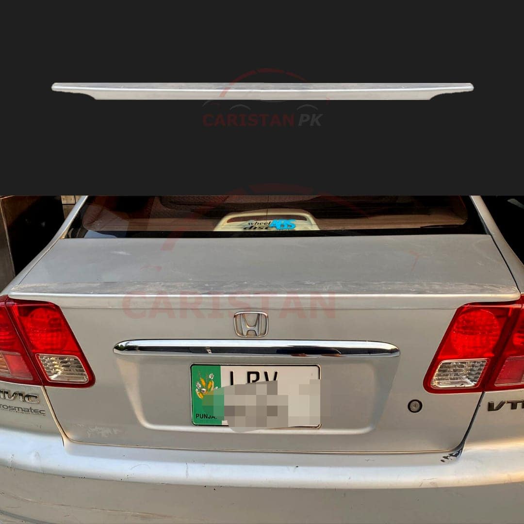 Unpainted Honda Civic Trunk Lip Spoiler 2001-05