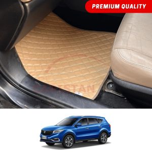 DFSK Glory 580 Pro Flat Style 7D Floor Mats Beige Stitch