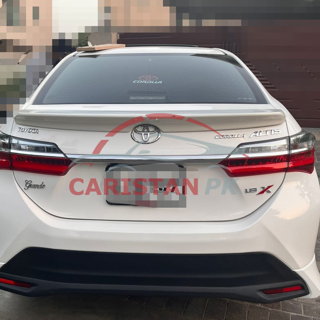 Unpainted Toyota Corolla Trunk Spoiler Wide Style 2014-22