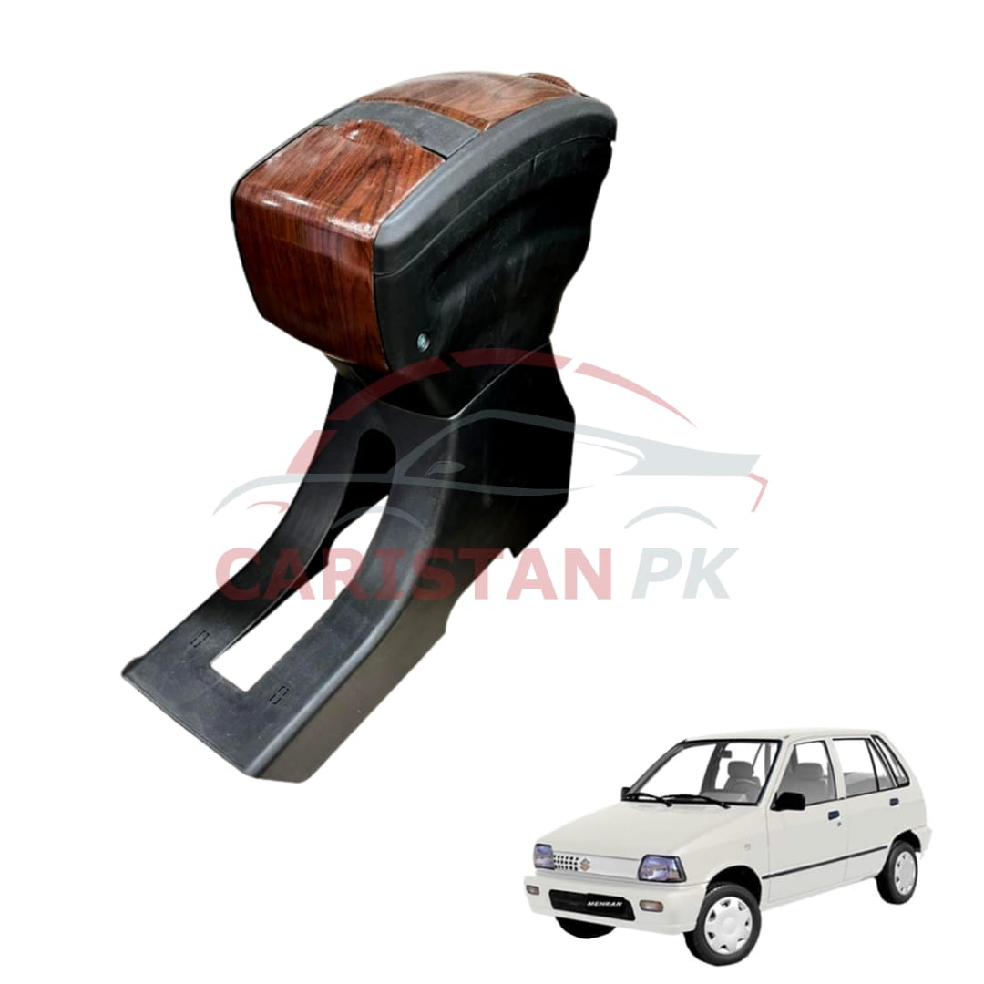 Suzuki Mehran Plastic Armrest Wooden Black