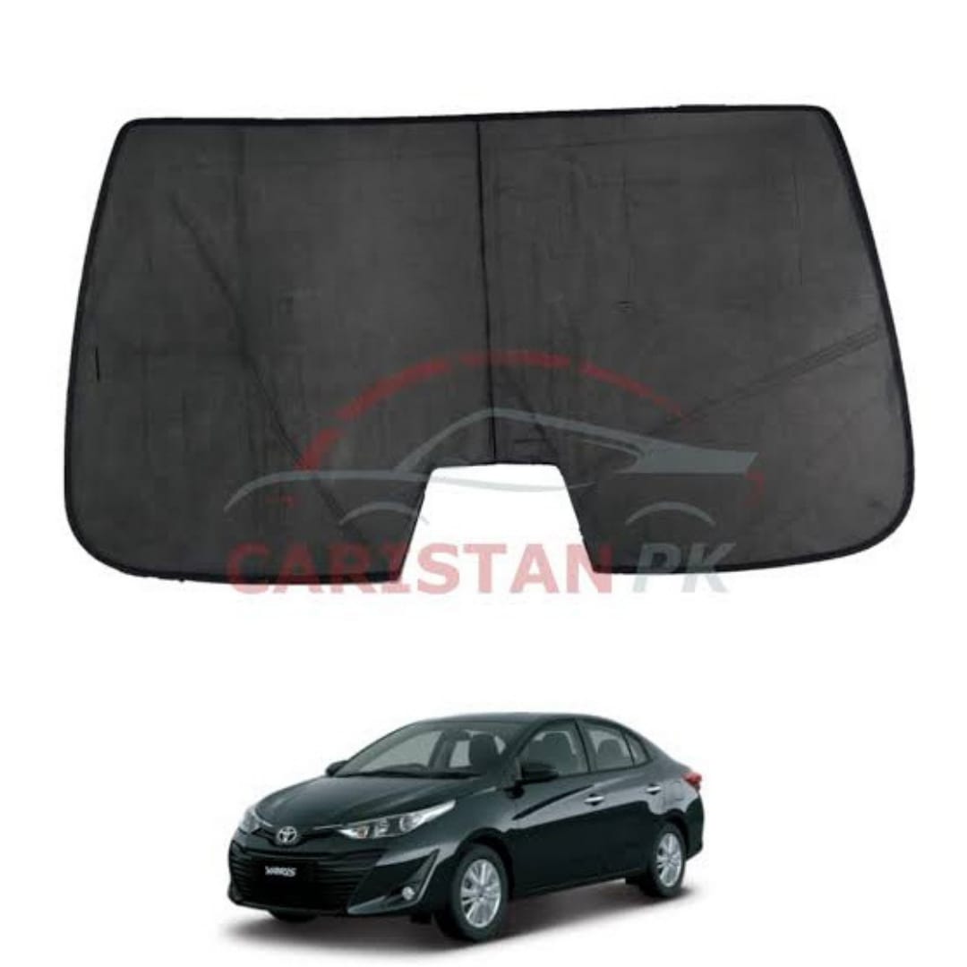 Toyota Yaris Back Screen Curtain Black