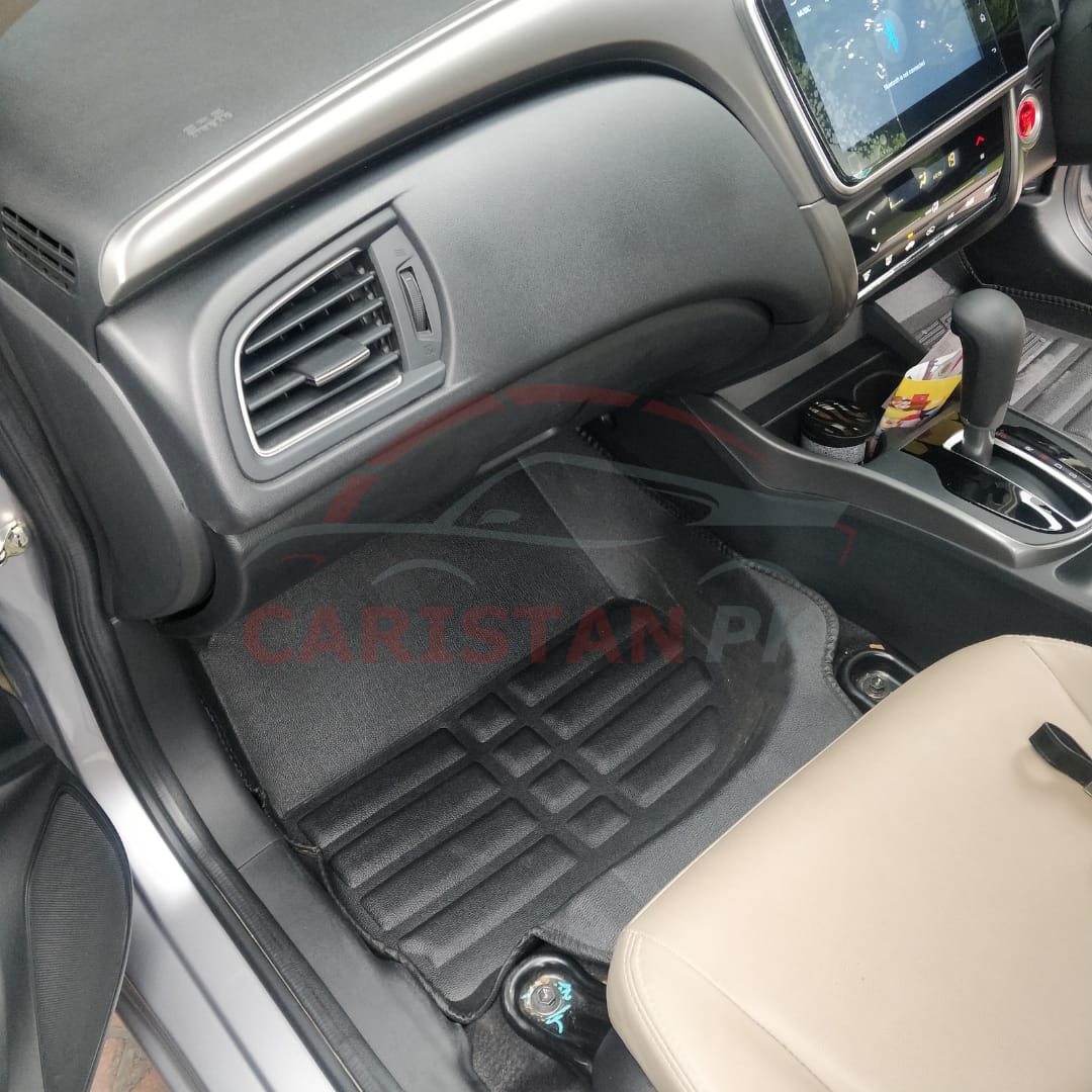 Honda City 5D Floor Mats Black 2022 Model & Onwards