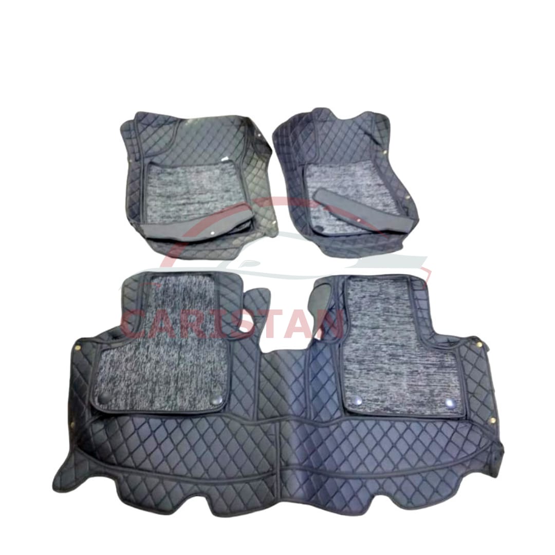 Changan Alsvin 9D Floor Mats Black With Black Stitch