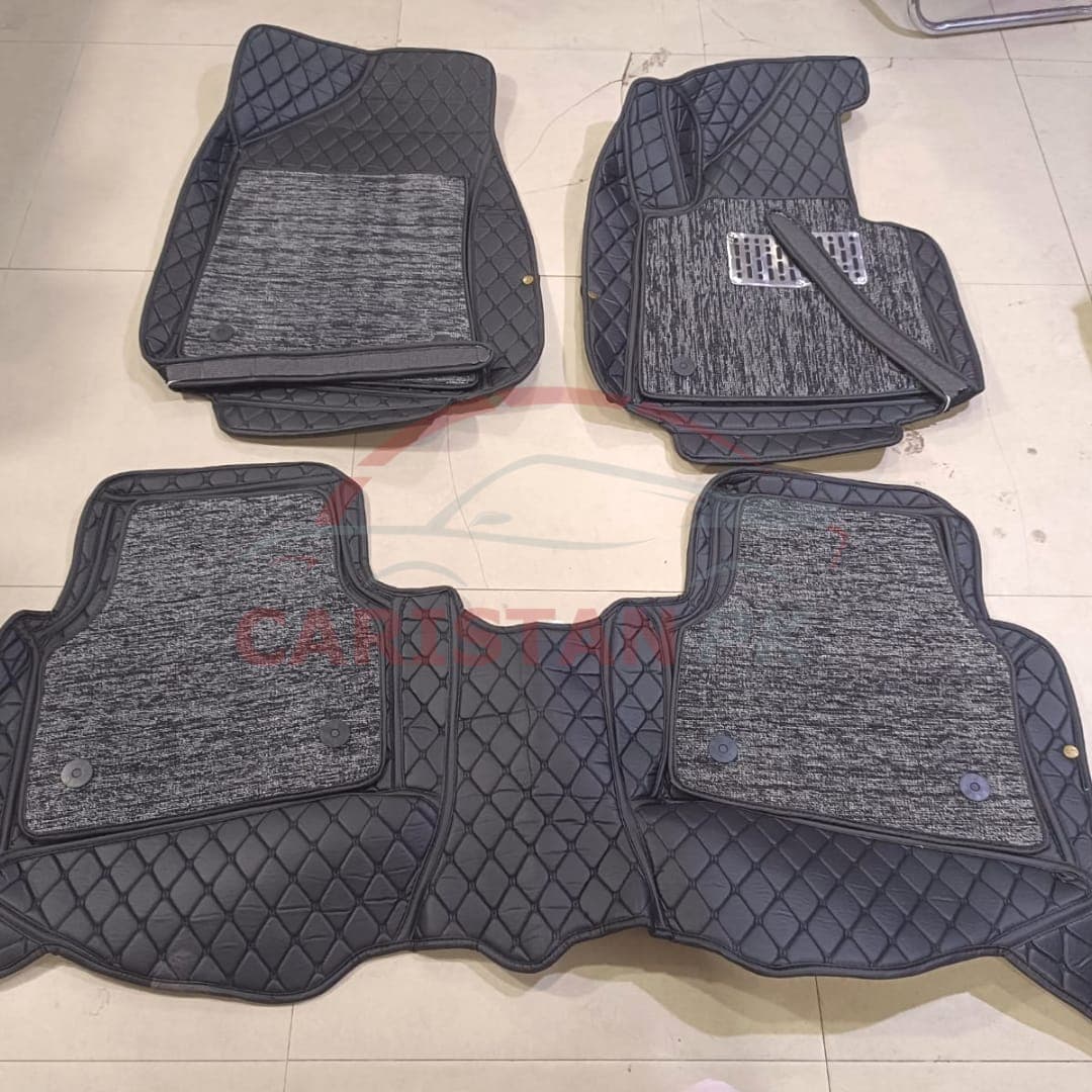 KIA Sportage 9D Floor Mats Black With Black Stitch