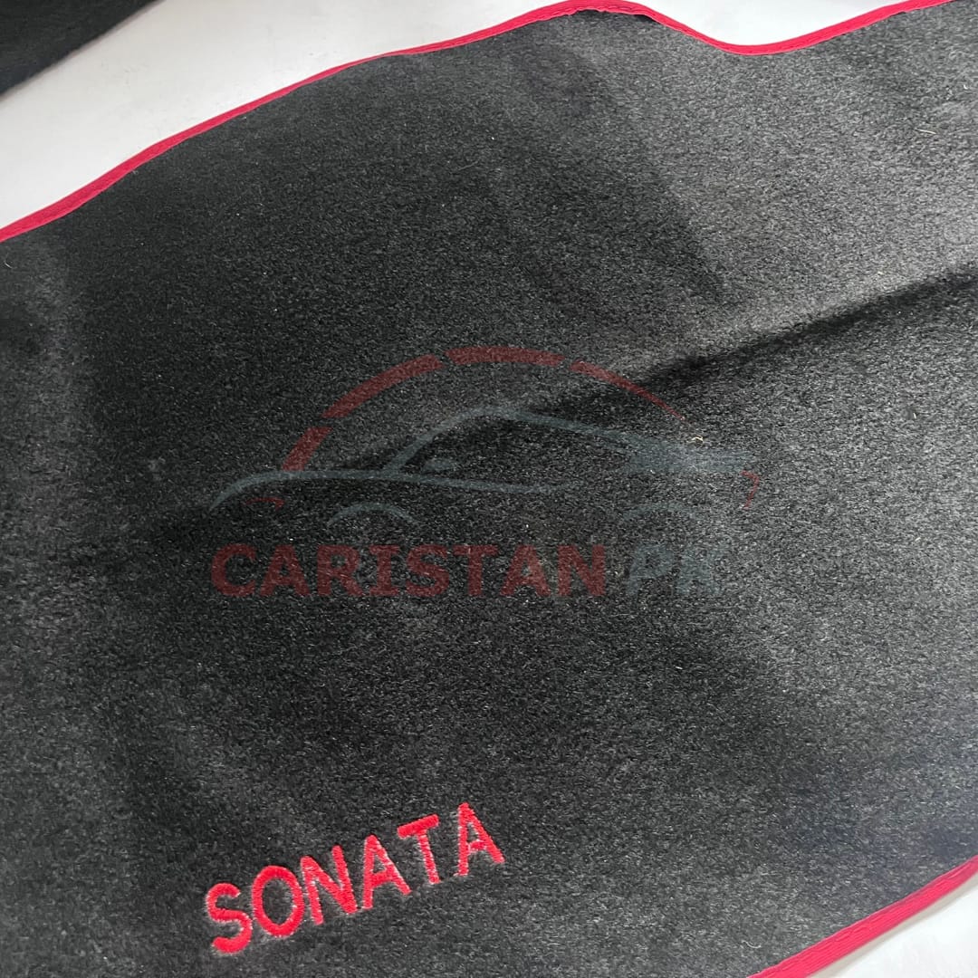 Hyundai Sonata Dashboard Carpet With Red Lining