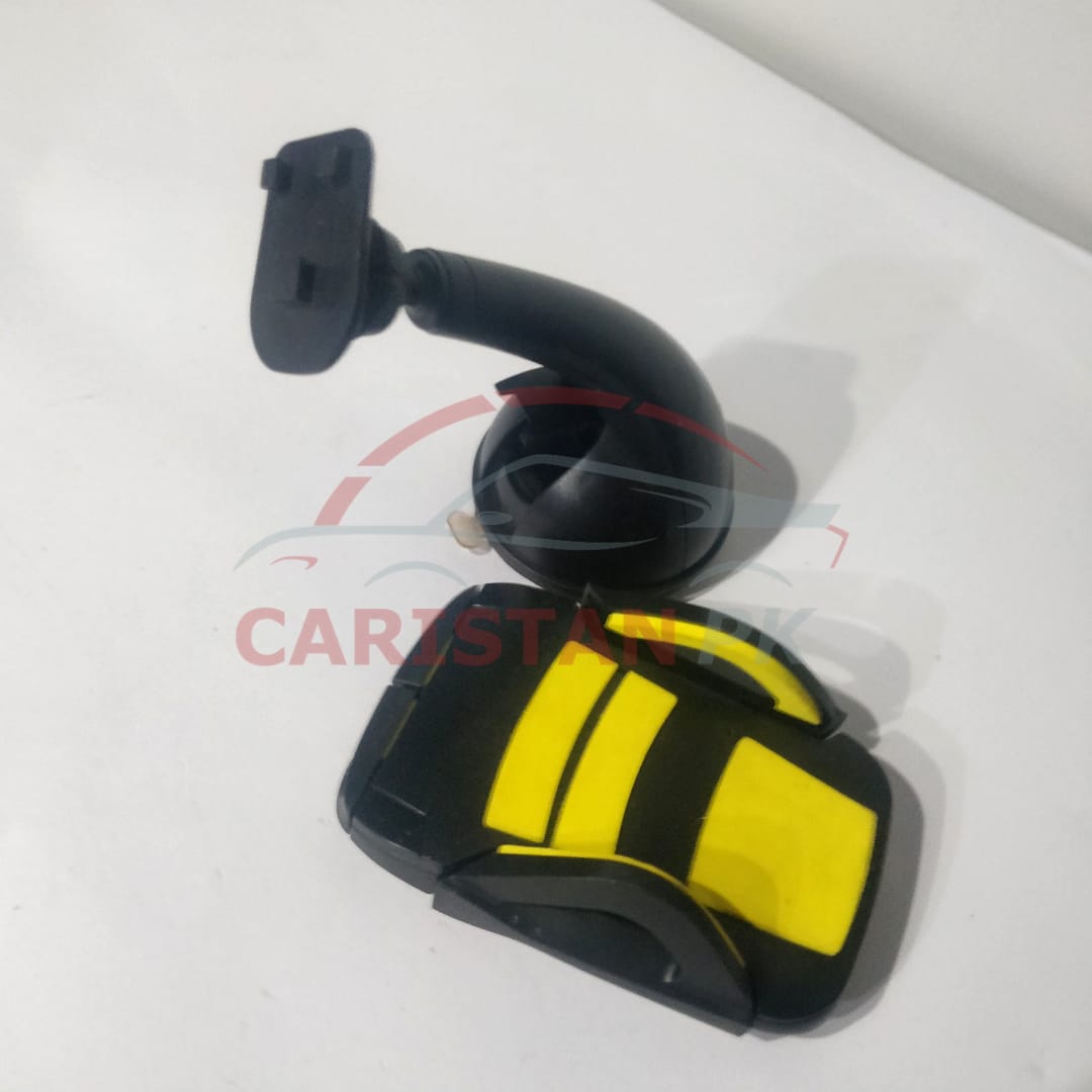 Mouth Design Car Mobile Holder Yellow