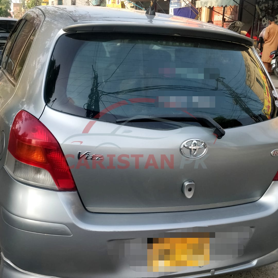 Unpainted Toyota Vitz ABS Plastic Roof Spoiler 2006-11