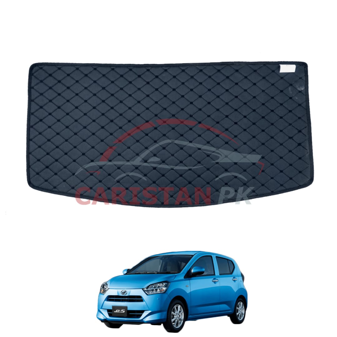 Daihatsu Mira 7D Trunk Protection Mat Black 2017-23