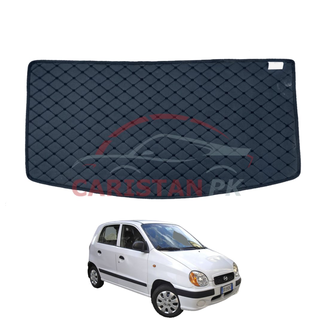 Hyundai Santro 7D Trunk Protection Mat Black
