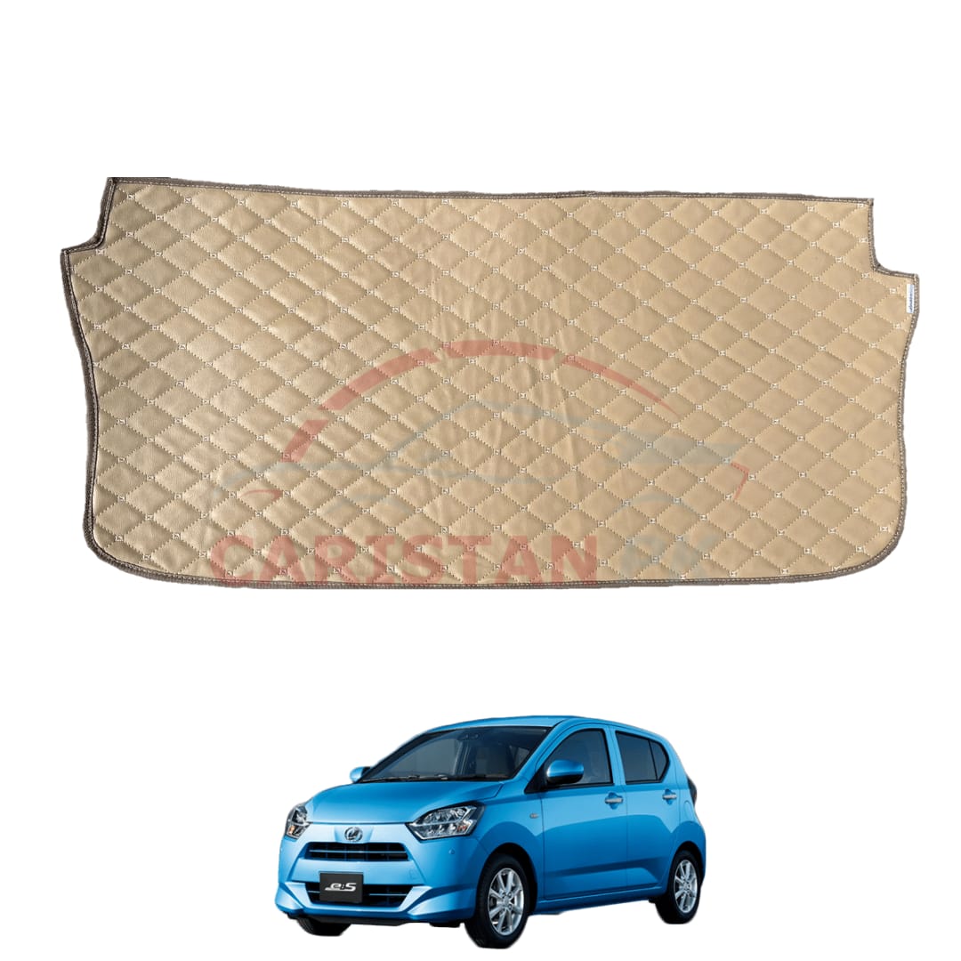 Daihatsu Mira 7D Trunk Protection Mat Beige 2017-23