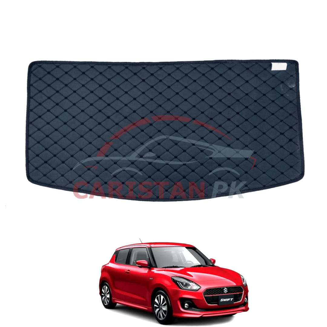 Suzuki Swift 7D Trunk Protection Mat Black New Shape