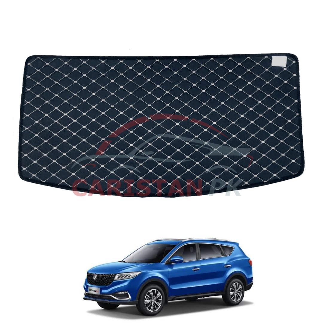 DFSK Glory 580 Pro 7D Trunk Protection Mat Black With Beige Stitch