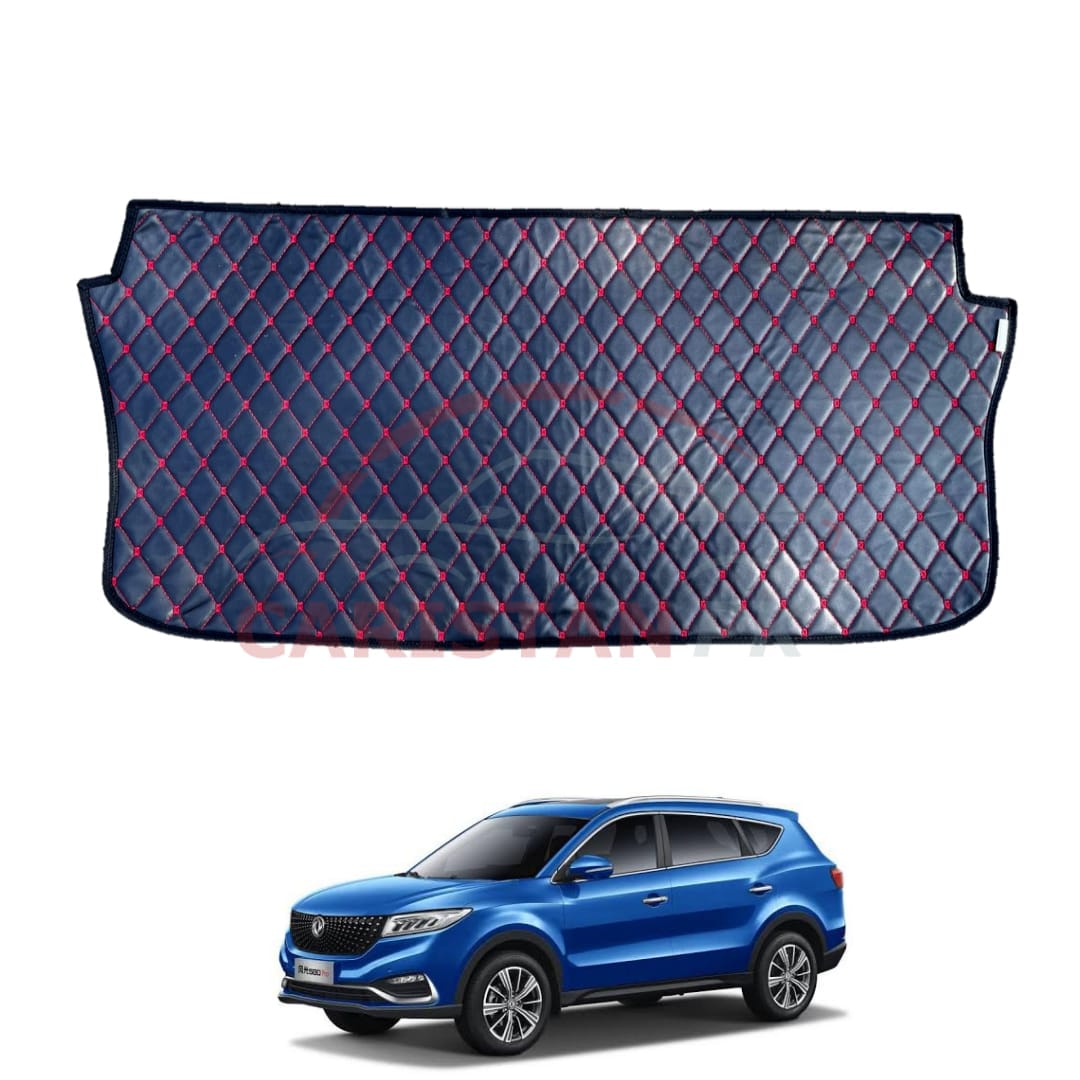 DFSK Glory 580 Pro 7D Trunk Protection Mat Black With Red Stitch