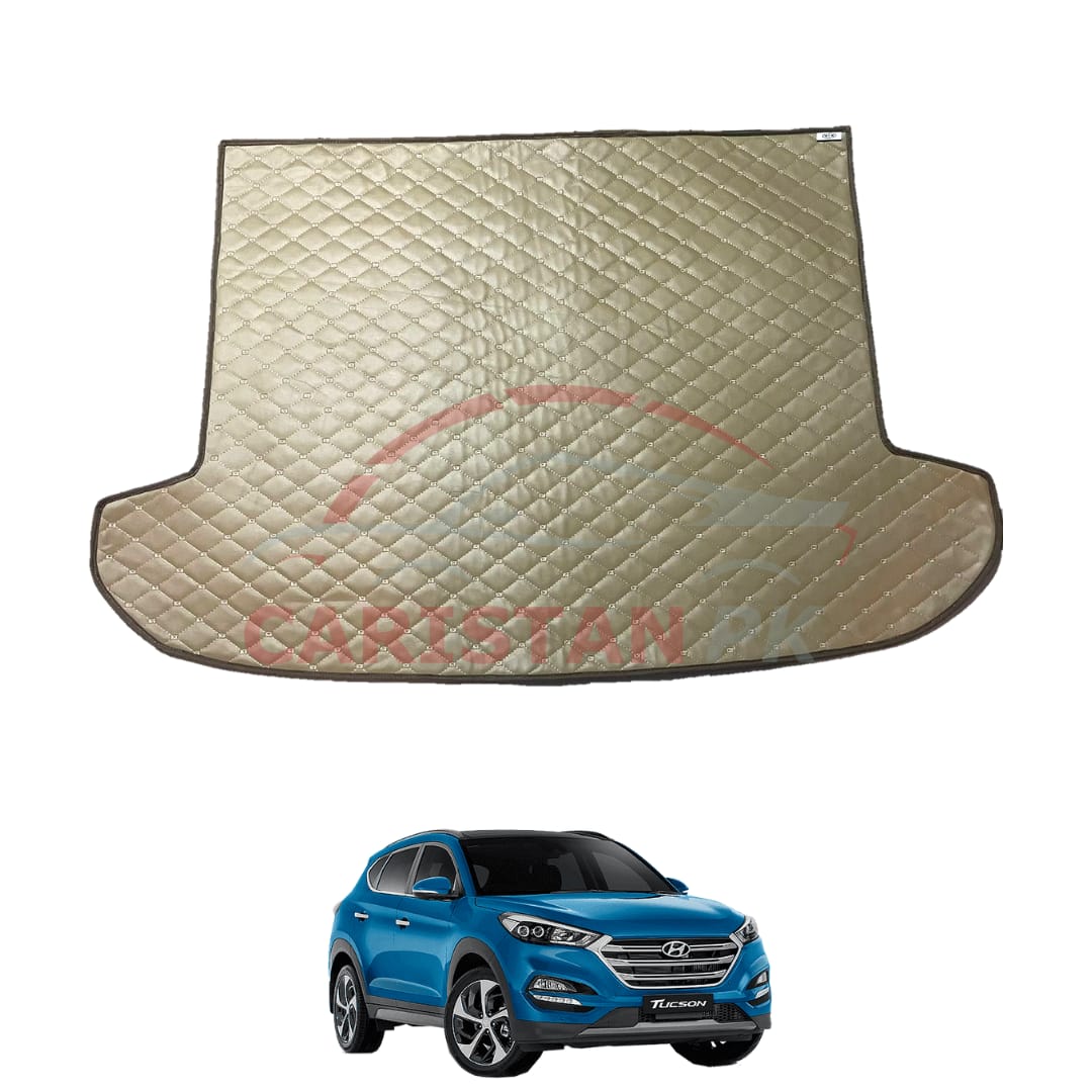 Hyundai Tucson 7D Trunk Protection Mat Beige