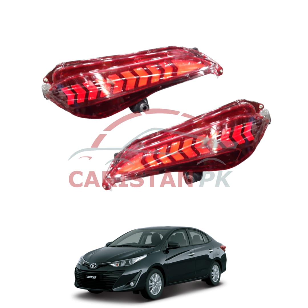 Toyota Yaris Deep Arrow Style Rear Bumper Brake Lamp