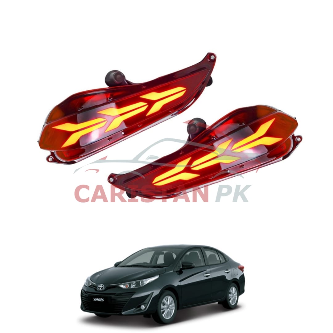 Toyota Yaris Arrow Style Rear Bumper Brake Lamp