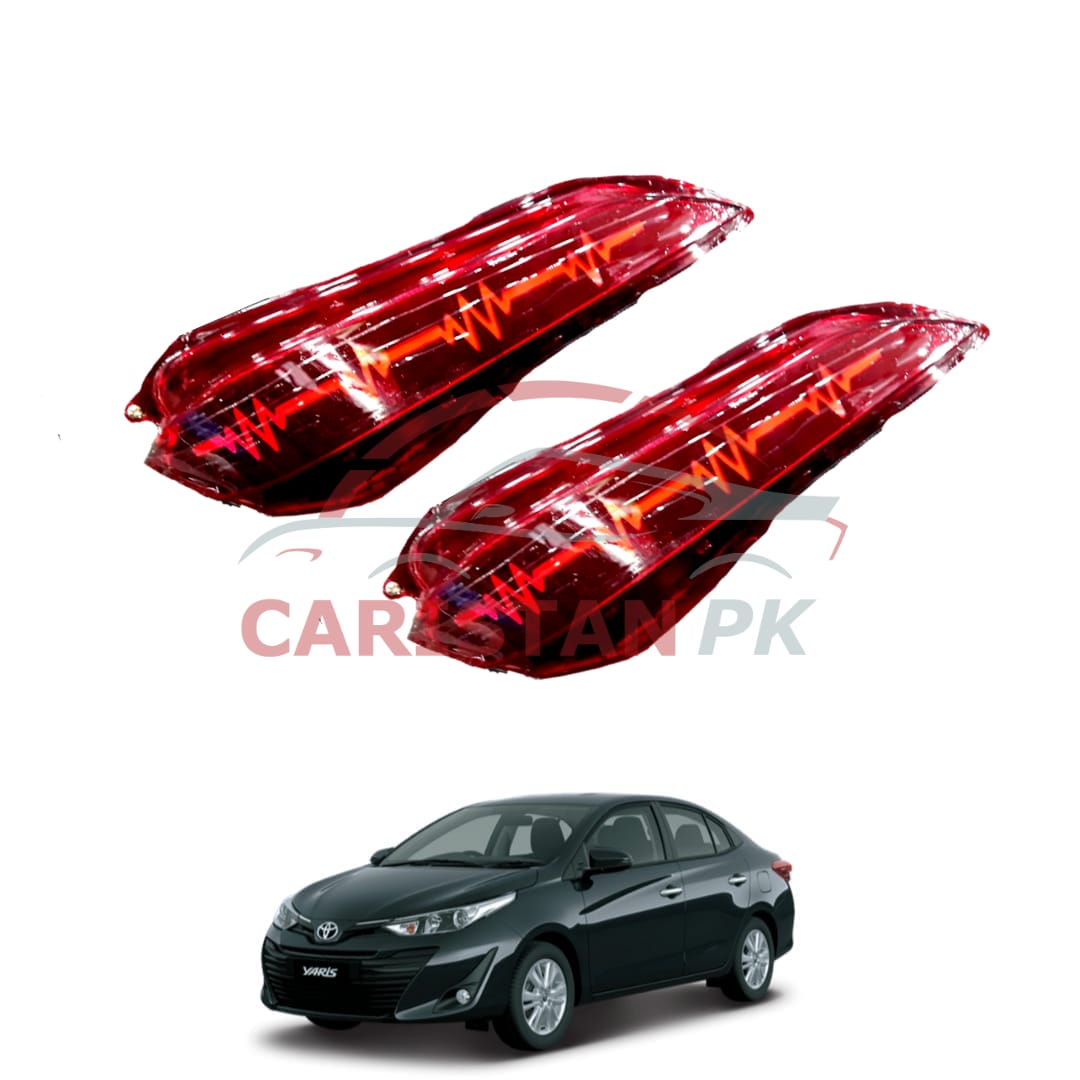 Toyota Yaris Heartbeat Style Rear Bumper Brake Lamp