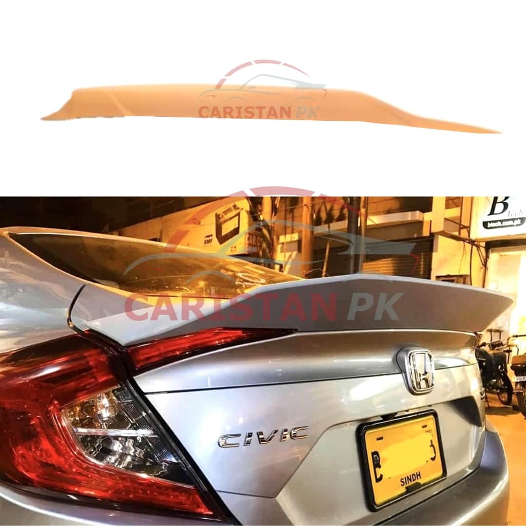 Unpainted Honda Civic Duck Tail Spoiler 2016-21