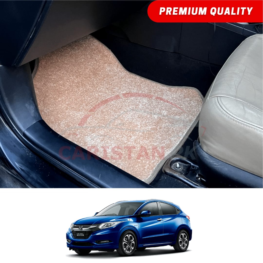 Honda Vezel Premium Carpet Floor Mats Beige