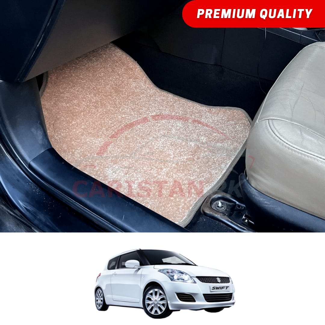 Suzuki Swift Premium Carpet Floor Mats Beige 2007-21