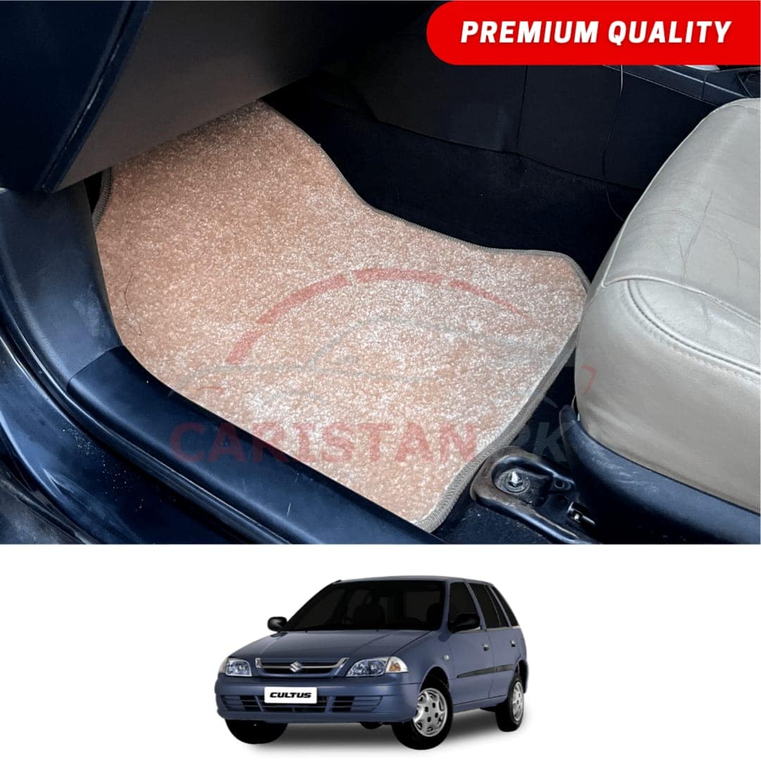 Suzuki Cultus Premium Carpet Floor Mats Beige 2002-2016