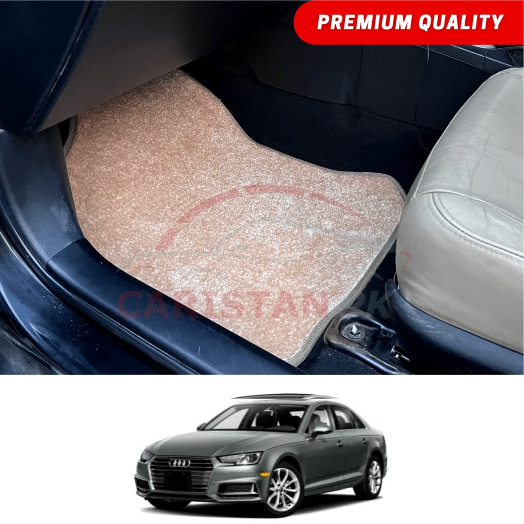 Audi A4 Premium Carpet Floor Mats Beige 2014-19