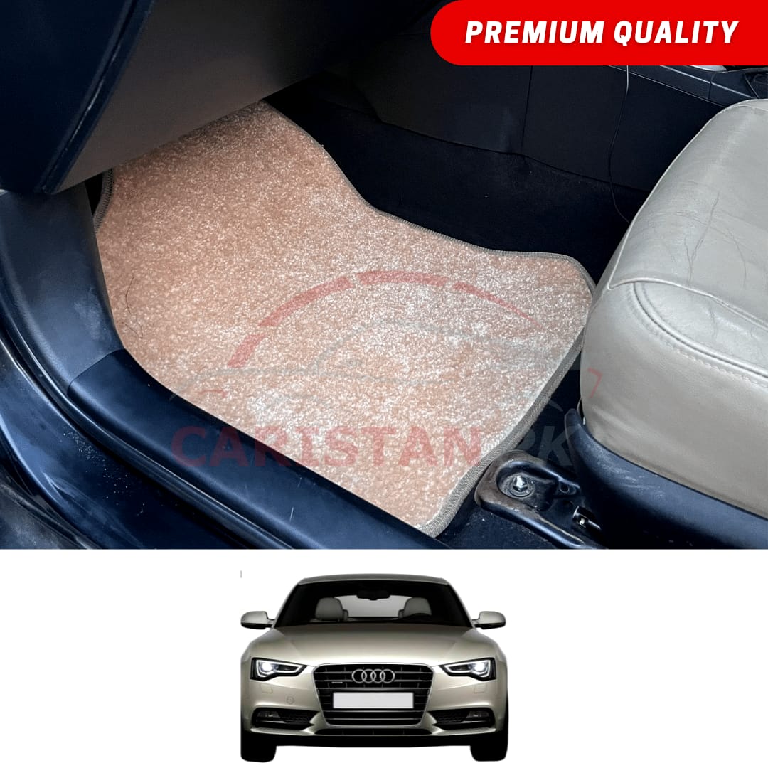 Audi A5 Premium Carpet Floor Mats Beige 2014-19