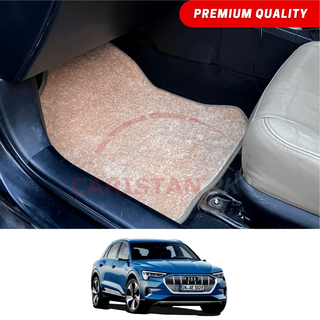 Audi E Tron Premium Carpet Floor Mats Beige