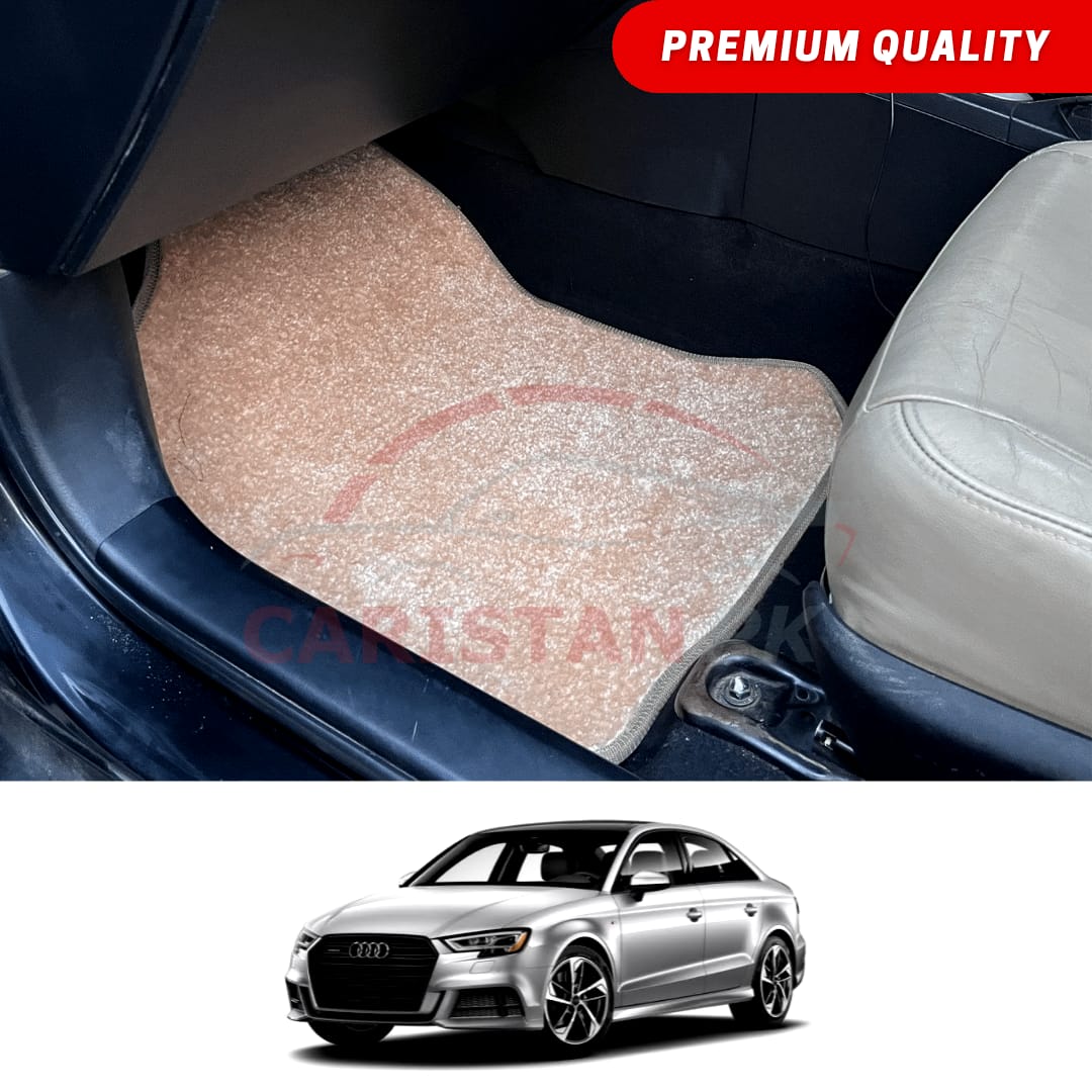 Audi A3 Premium Carpet Floor Mats Beige 2014-19