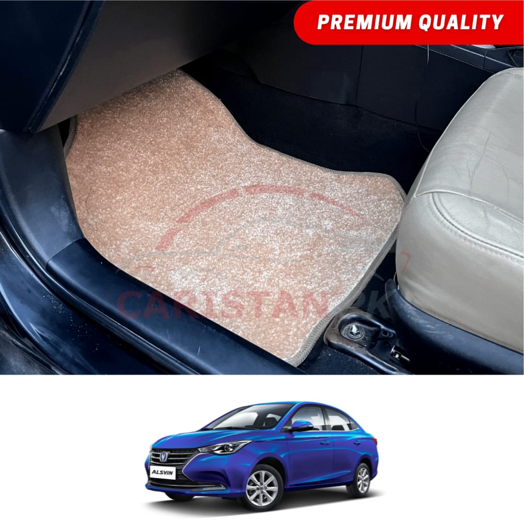 Changan Alsvin Premium Carpet Floor Mats Beige