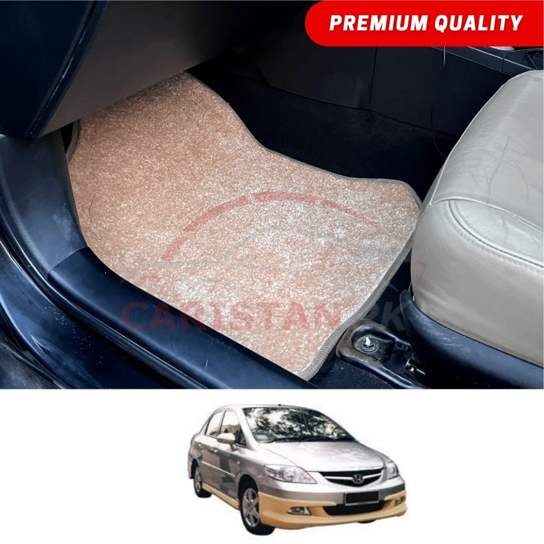 Honda City Premium Carpet Floor Mats Beige 2007-08