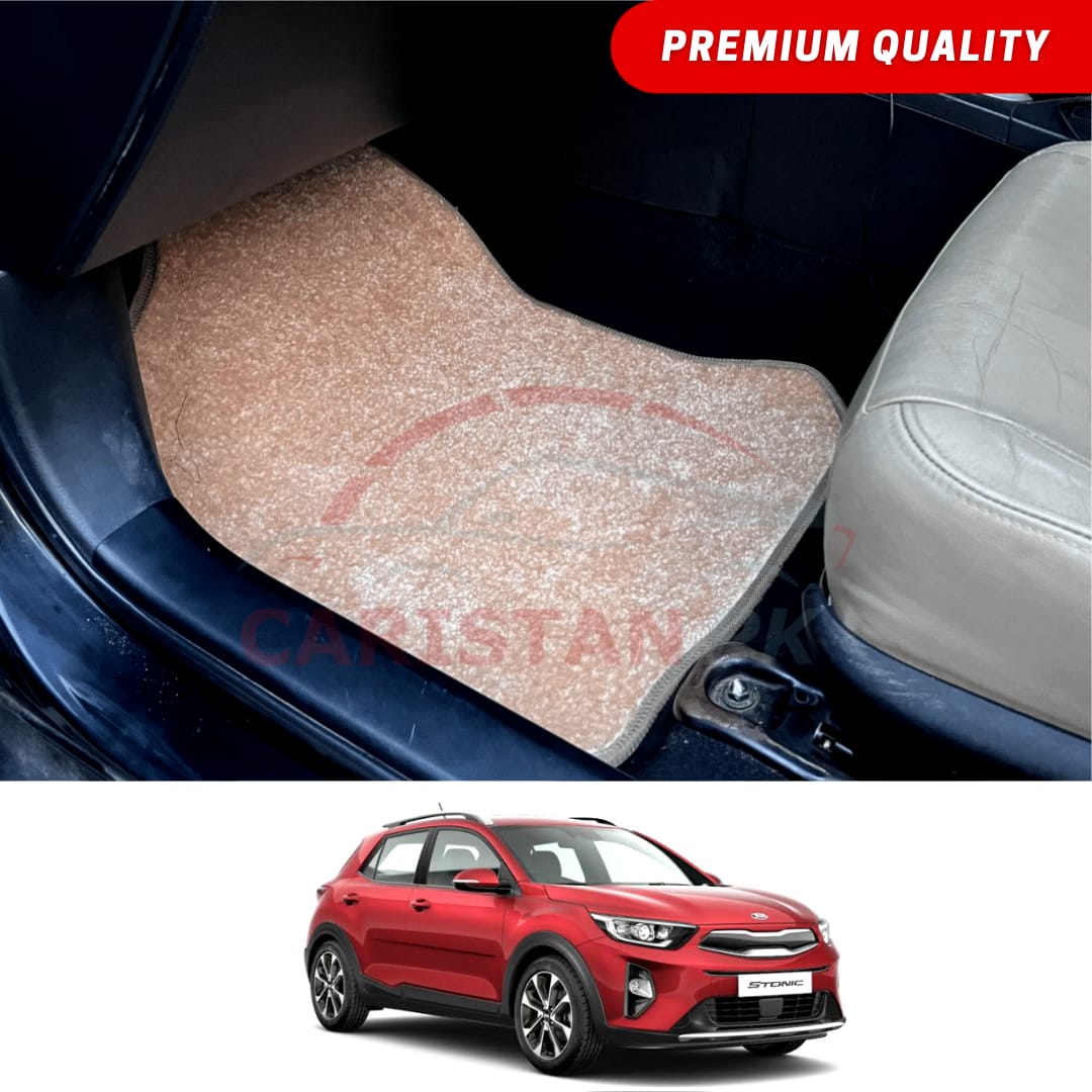 KIA Stonic Premium Carpet Floor Mats Beige