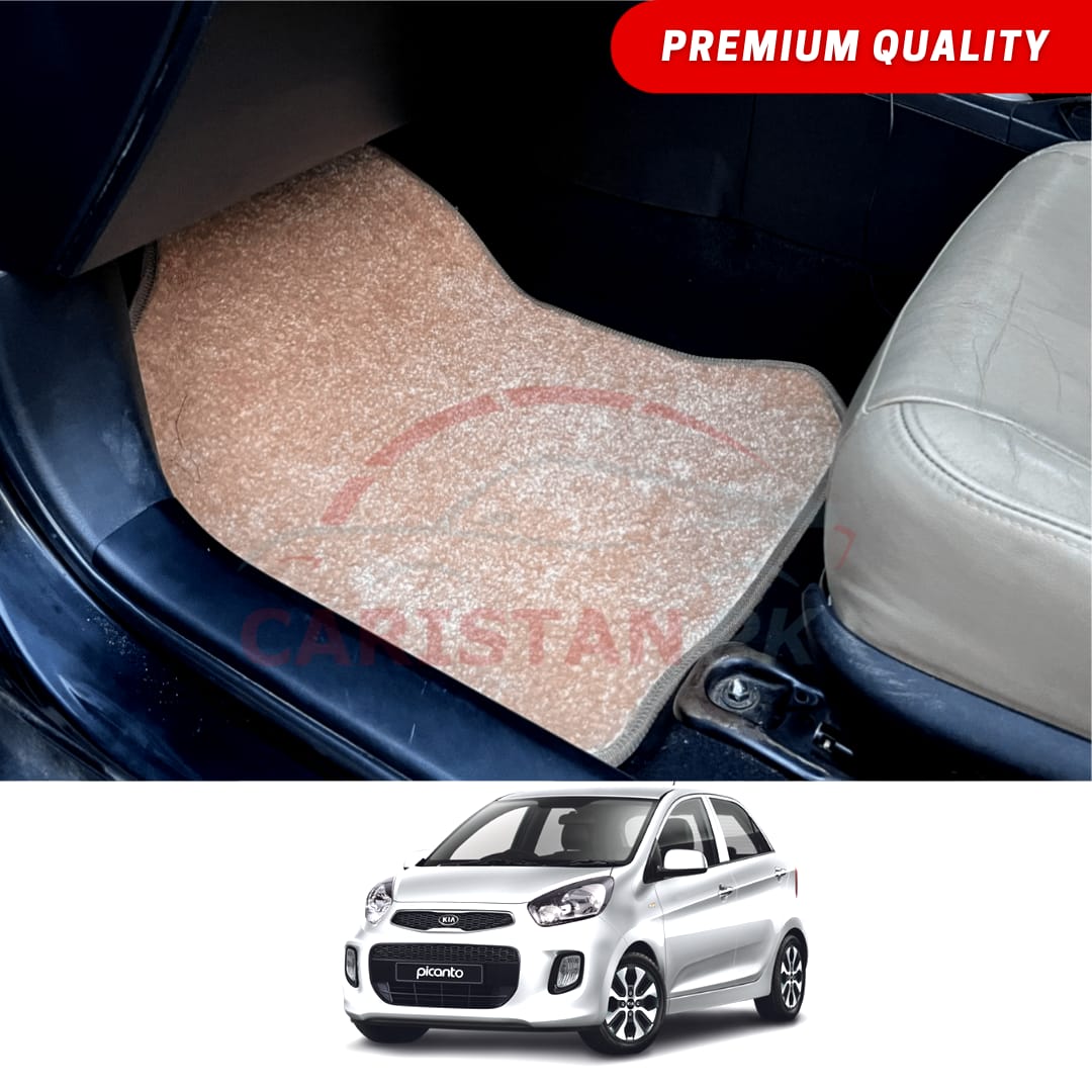 KIA Picanto Premium Carpet Floor Mats Beige