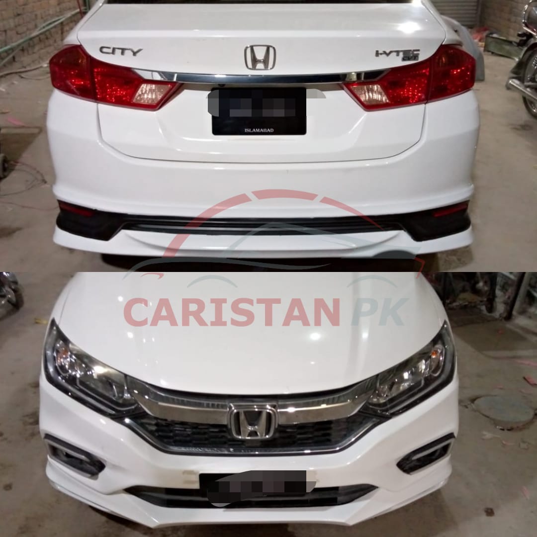 Unpainted Honda City High-Grade Fiber Glass Body Kit 4 Piece 2022 Model & Onwards