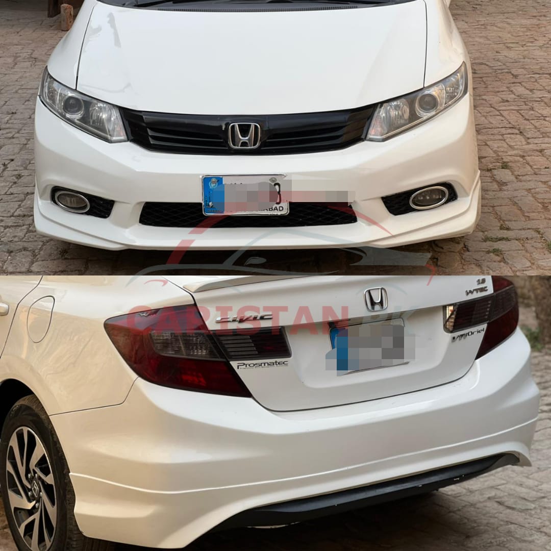 Unpainted Honda Civic Rebirth ABS Plastic Modulo Body Kit