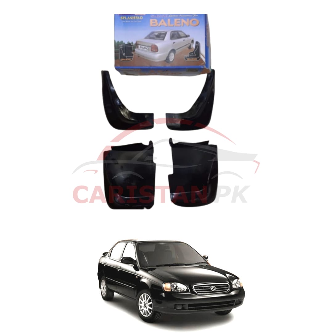 Suzuki Baleno Mud Flaps Splash Guards Black
