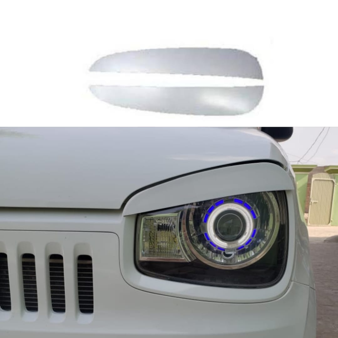 Suzuki Alto Head Light Eyelids Glasses White 2017-23