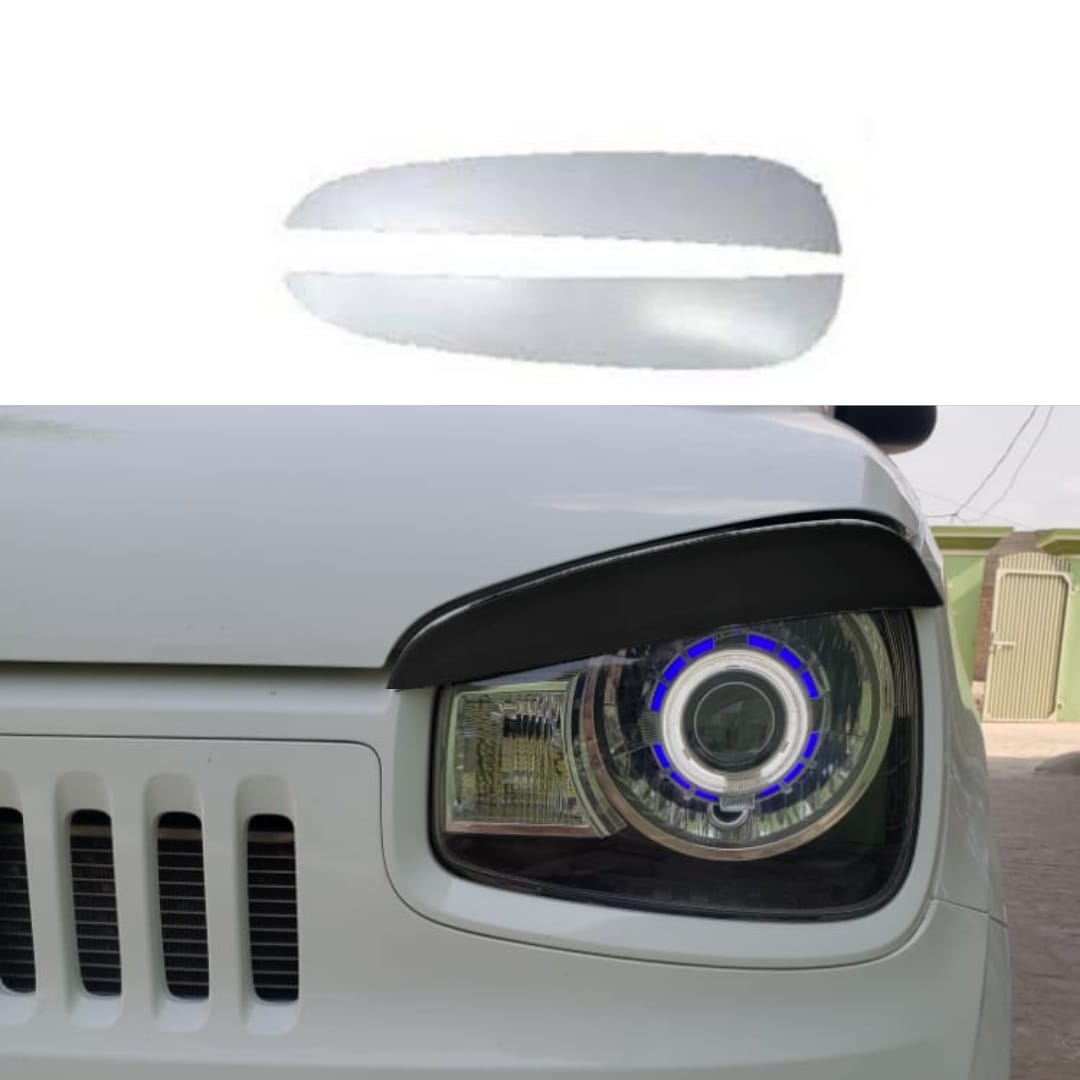 Suzuki Alto Head Light Eyelids Glasses Black 2017-23