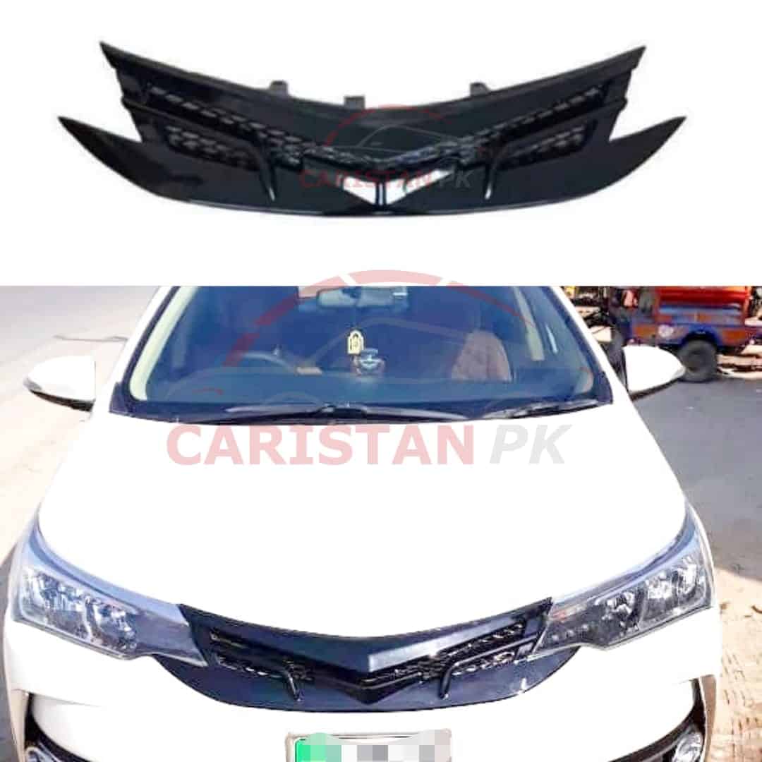Toyota Corolla TRD Grille Gloss Black 2017-21