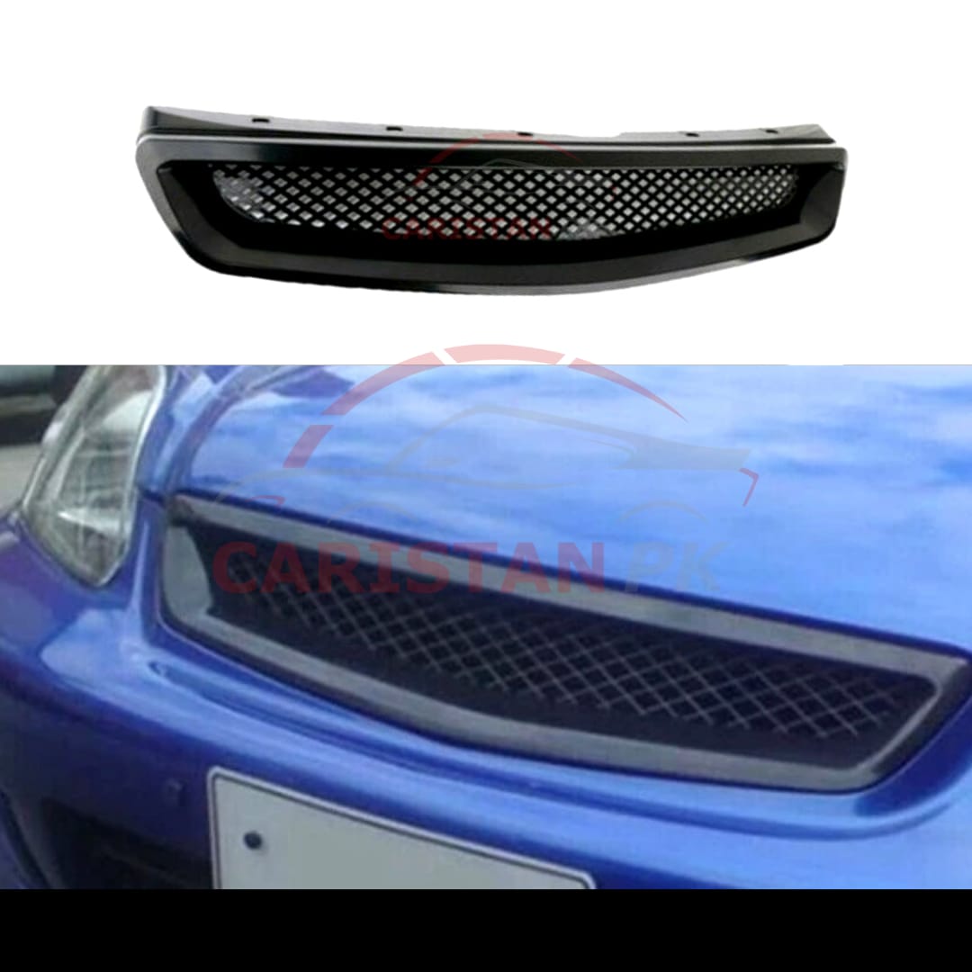 Honda Civic EK Mesh Grille Black