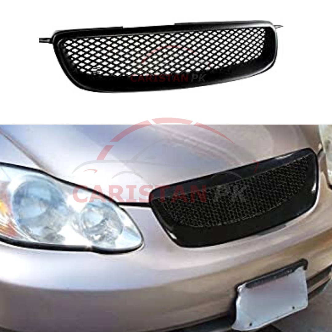 Toyota Corolla Mesh Grille Black 2002-08