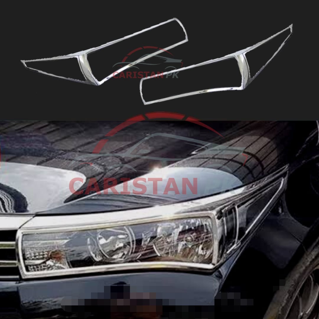 Toyota Corolla Headlight Chrome Cover 2014-16