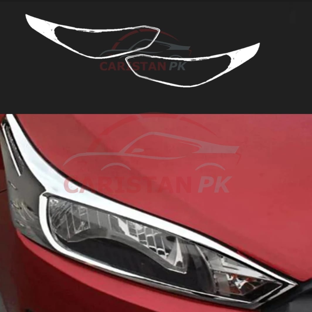 Toyota Yaris Headlight Chrome Cover