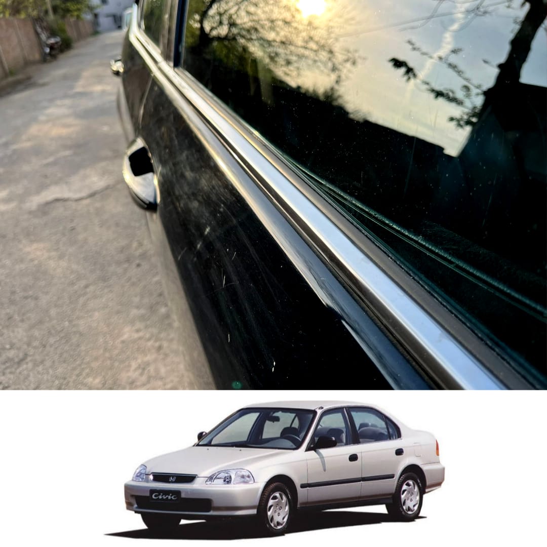 Honda Civic EK Window Chrome Weather Strip