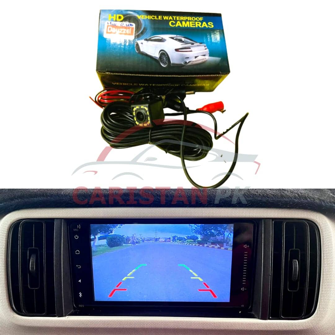 Universal 12 LED HD Vehicle Reverse Camera Moving Line