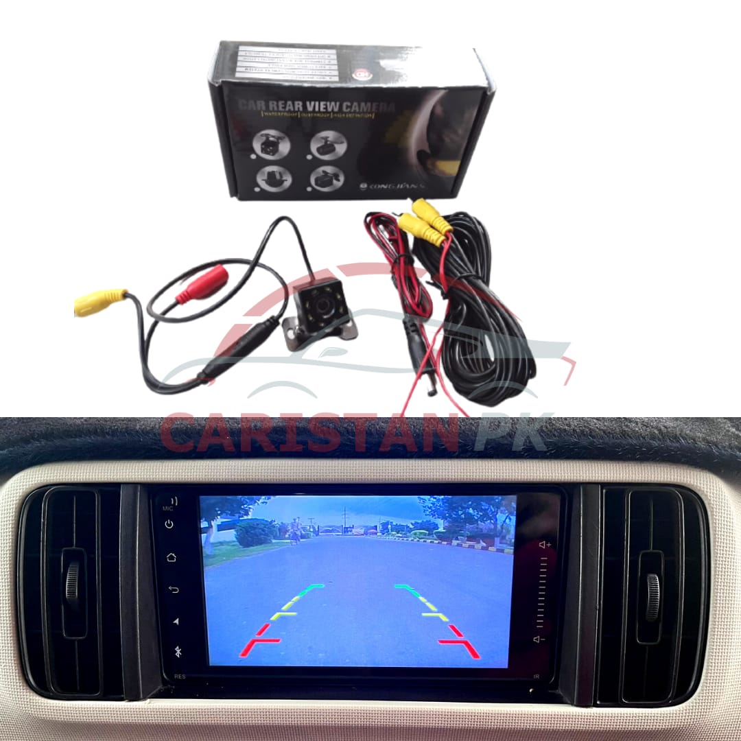 Universal 8 LED HD Vehicle Reverse Camera Moving Line