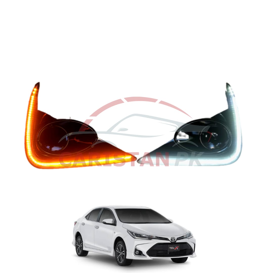 Toyota Corolla X DRL Fog Lamp Cover Plus Indicator