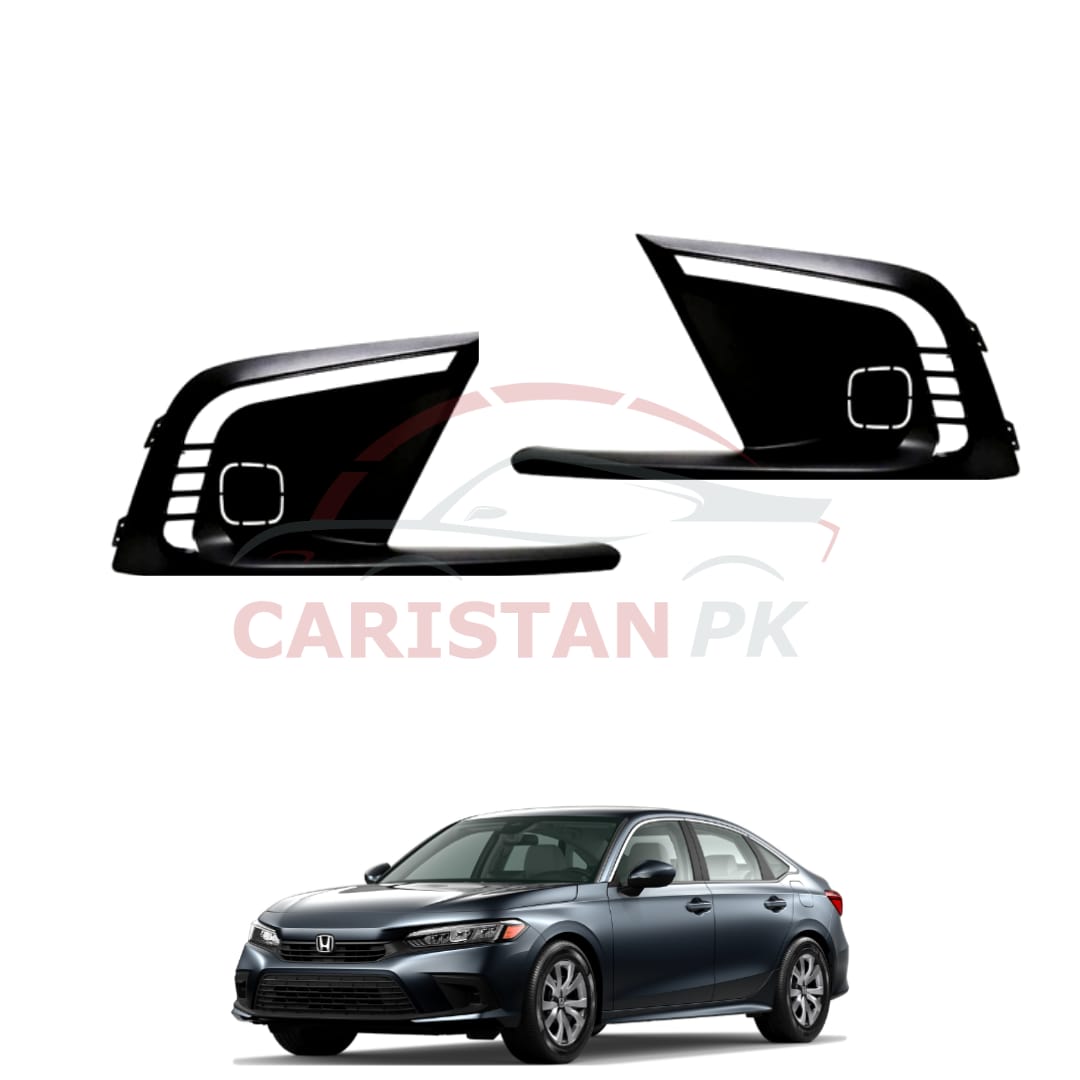 Honda Civic Fog Lamp DRL Cover 2022 Model & Onwards